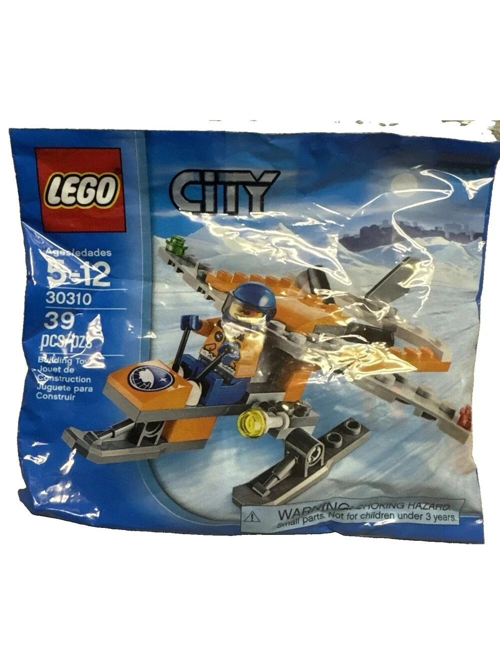 LEGO CITY: Arctic Mini Airplane (30310) Seaplane Scout Minifigure Polybag